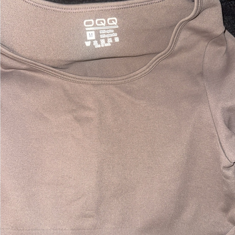OQQ Brown Bodysuit